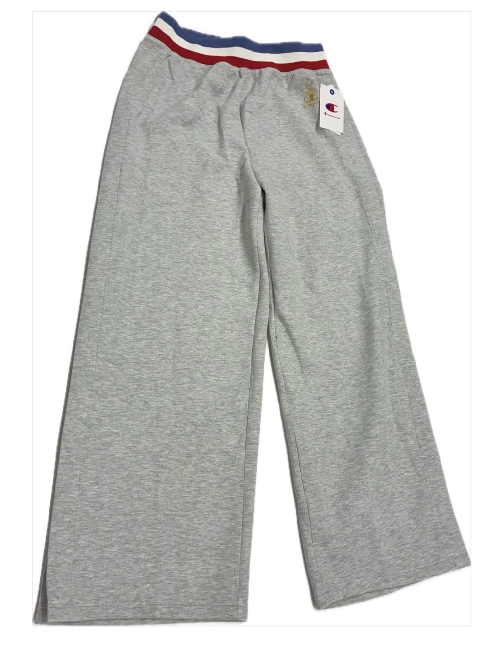 NEW Champion Light Gray Wide-Leg Sweatpants Size Medium